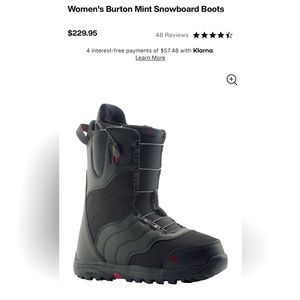 Women's Burton Mint Snowboard Boots